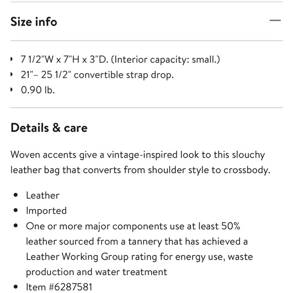 Aimee Kestenberg Mini All For Love Convertible Leather Crossbody Bag - Picture 10 of 10